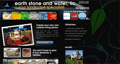 Desktop Screenshot of earthstoneandwater.com